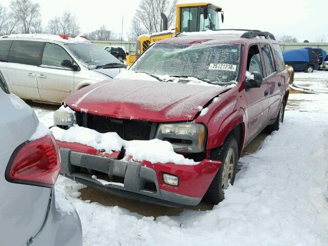 1GNET16S636172585 - 2003 CHEVROLET TRAILBLAZE RED photo 2