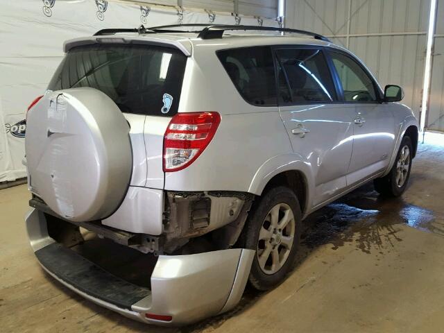 JTMZK31V19D000916 - 2009 TOYOTA RAV4 LIMIT SILVER photo 4