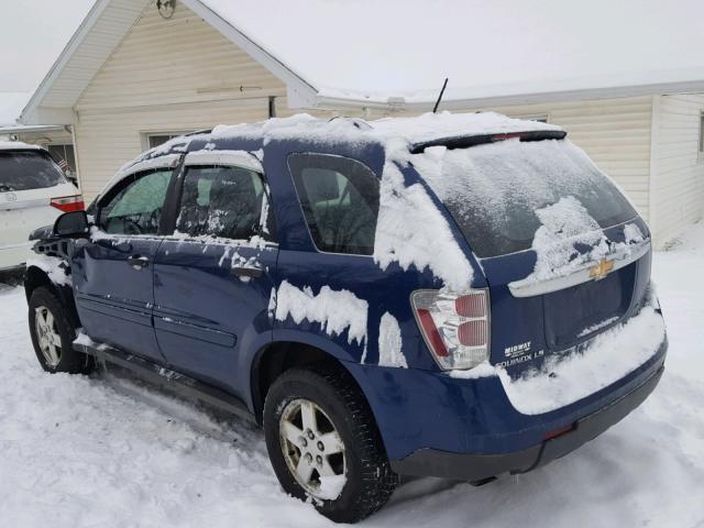 2CNDL13F086018561 - 2008 CHEVROLET EQUINOX LS BLUE photo 3