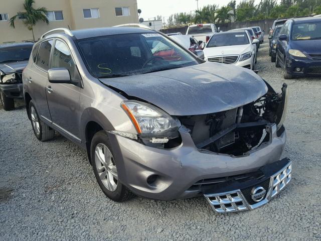 JN8AS5MT2DW032052 - 2013 NISSAN ROGUE S GRAY photo 1