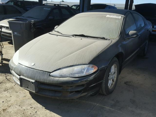 2B3HD46R03H509916 - 2003 DODGE INTREPID S BLACK photo 2