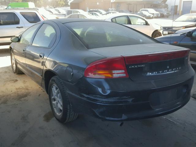 2B3HD46R03H509916 - 2003 DODGE INTREPID S BLACK photo 3