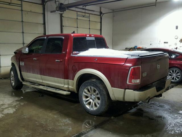 1C6RR7PMXES327829 - 2014 RAM 1500 LONGH RED photo 3