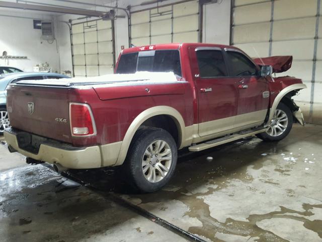 1C6RR7PMXES327829 - 2014 RAM 1500 LONGH RED photo 4