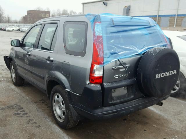 SHSRD78575U338128 - 2005 HONDA CR-V LX GRAY photo 3