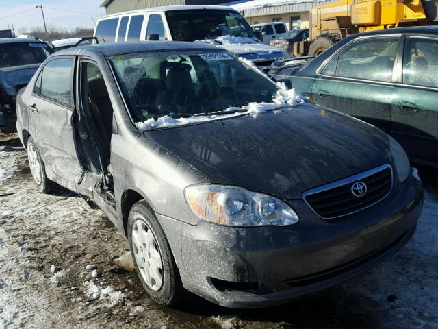 2T1BR32E27C828317 - 2007 TOYOTA COROLLA CE GRAY photo 1