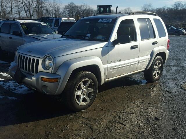 1J4GL58K63W510647 - 2003 JEEP LIBERTY LI SILVER photo 2