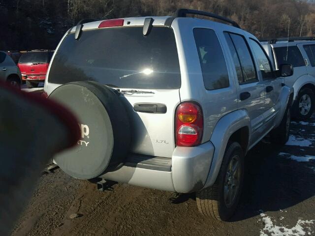 1J4GL58K63W510647 - 2003 JEEP LIBERTY LI SILVER photo 4