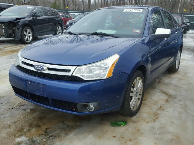 1FAHP35N28W155300 - 2008 FORD FOCUS SE BLUE photo 2