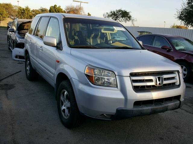 5FNYF18768B028312 - 2008 HONDA PILOT EXL SILVER photo 1