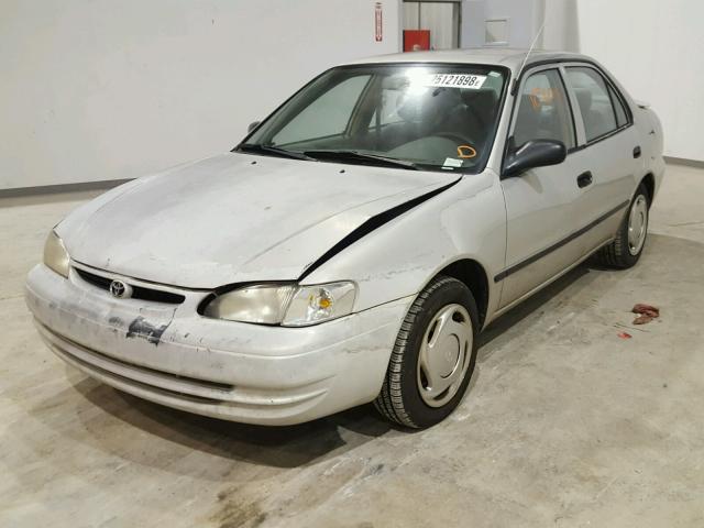 2T1BR12E4YC343618 - 2000 TOYOTA COROLLA VE SILVER photo 2