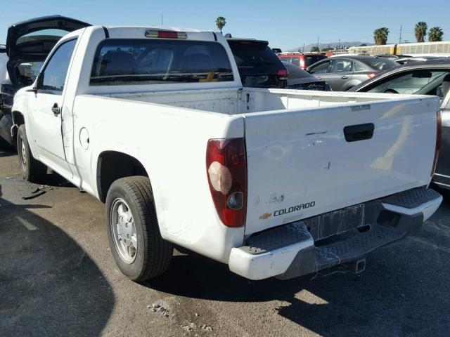 1GCCS148668125317 - 2006 CHEVROLET COLORADO WHITE photo 3