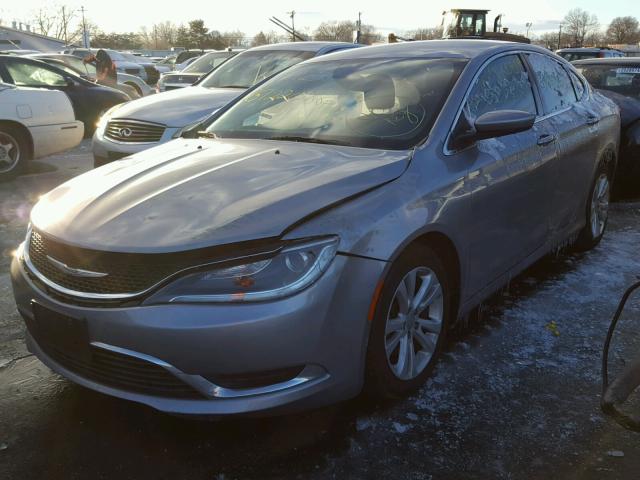 1C3CCCAB6FN729058 - 2015 CHRYSLER 200 LIMITE SILVER photo 2