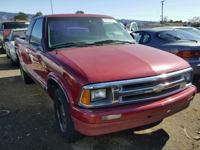 1GCCS19X7T8143840 - 1996 CHEVROLET S TRUCK S1 BURGUNDY photo 1