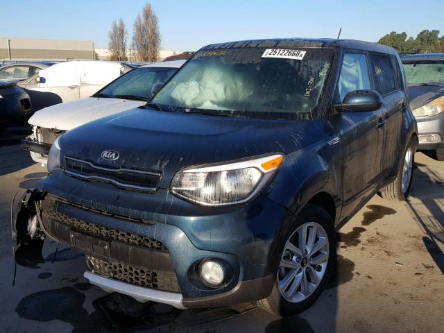 KNDJP3A55J7526158 - 2018 KIA SOUL + BLUE photo 2