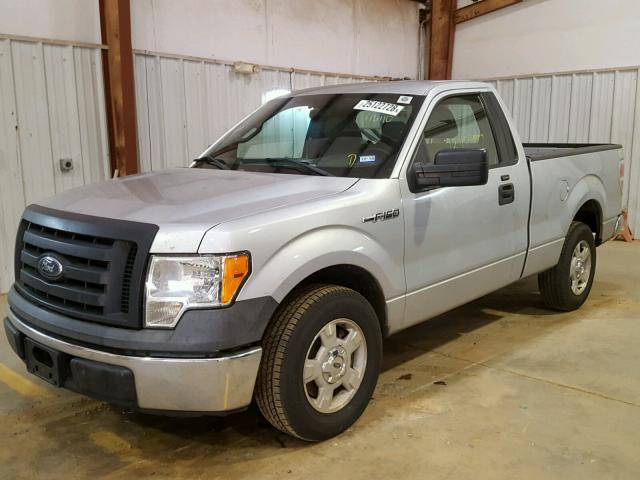 1FTMF1CM2CKD04640 - 2012 FORD F150 SILVER photo 2