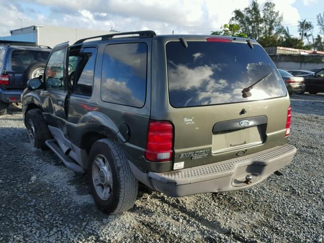 1FMYU60EX3UB88864 - 2003 FORD EXPLORER S GRAY photo 3