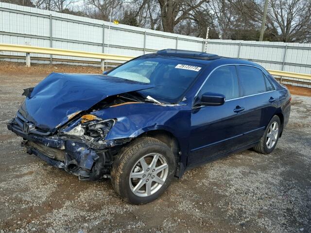 1HGCM66513A084059 - 2003 HONDA ACCORD EX BLUE photo 2