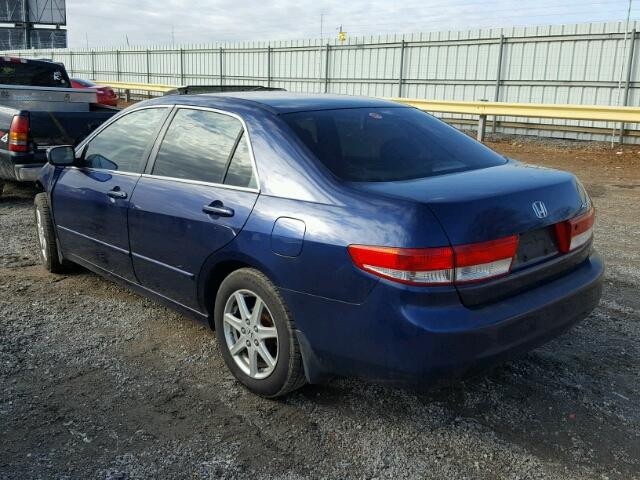 1HGCM66513A084059 - 2003 HONDA ACCORD EX BLUE photo 3