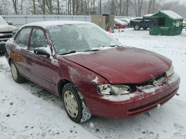 1Y1SK5282XZ429564 - 1999 CHEVROLET GEO PRIZM 红色 照片 1