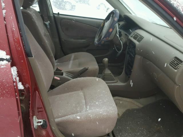 1Y1SK5282XZ429564 - 1999 CHEVROLET GEO PRIZM 红色 照片 5