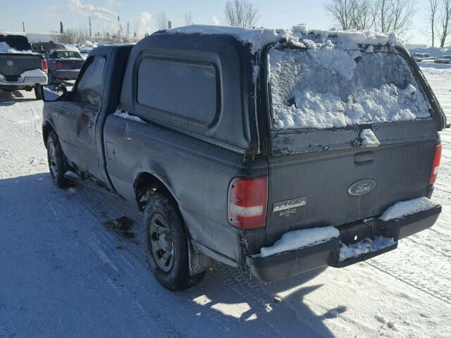 1FTYR10D88PB17409 - 2008 FORD RANGER BLACK photo 3