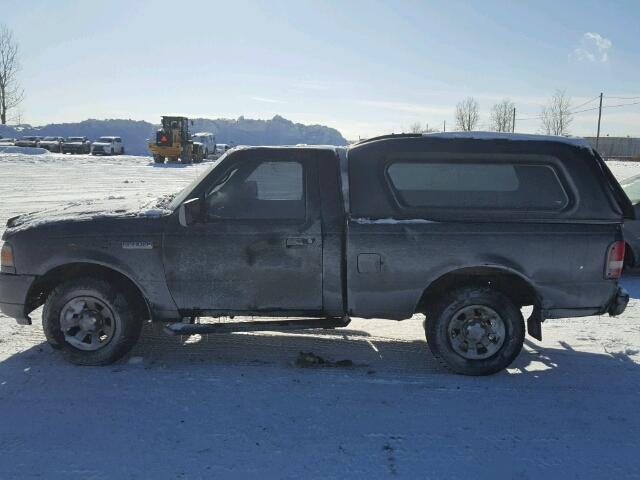 1FTYR10D88PB17409 - 2008 FORD RANGER BLACK photo 9