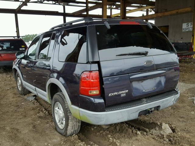 1FMZU63E72ZB41227 - 2002 FORD EXPLORER X BLUE photo 3