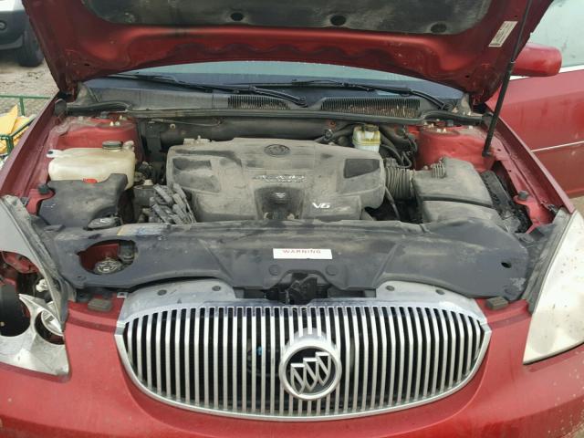 1G4HD57208U188496 - 2008 BUICK LUCERNE CX RED photo 7