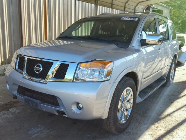 5N1BA0NF5BN618189 - 2011 NISSAN ARMADA PLA SILVER photo 2