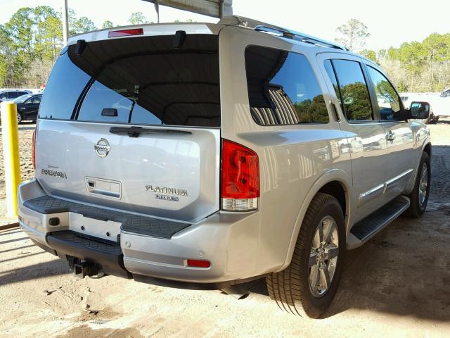 5N1BA0NF5BN618189 - 2011 NISSAN ARMADA PLA SILVER photo 4