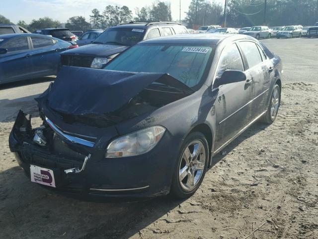 1G1ZC5EB4AF170973 - 2010 CHEVROLET MALIBU 1LT BLUE photo 2