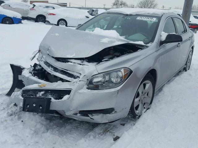 1G1ZB5E13BF124126 - 2011 CHEVROLET MALIBU LS SILVER photo 2