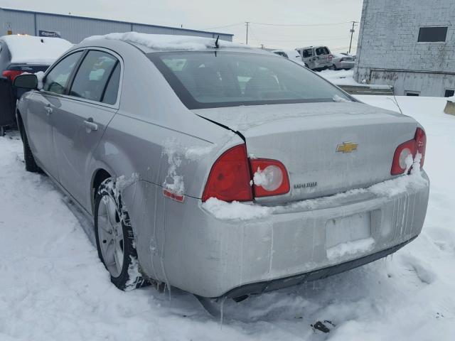 1G1ZB5E13BF124126 - 2011 CHEVROLET MALIBU LS SILVER photo 3