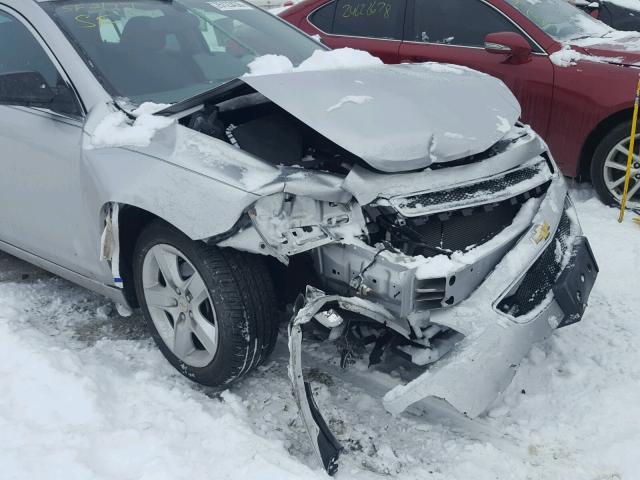 1G1ZB5E13BF124126 - 2011 CHEVROLET MALIBU LS SILVER photo 9