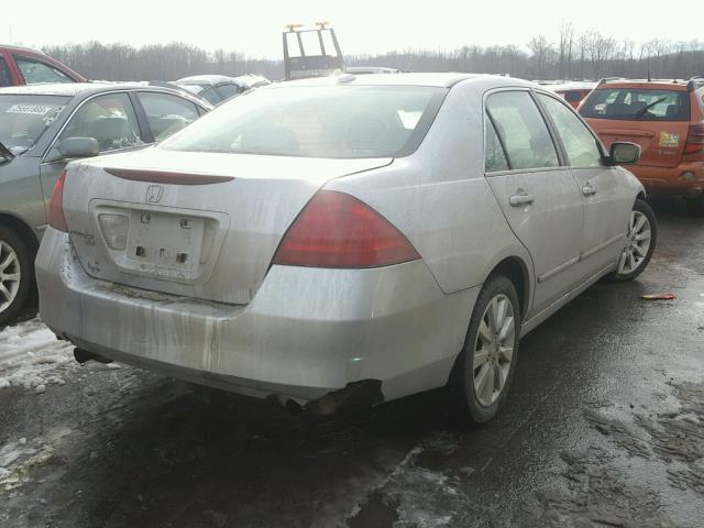 1HGCM66586A071877 - 2006 HONDA ACCORD EX SILVER photo 4