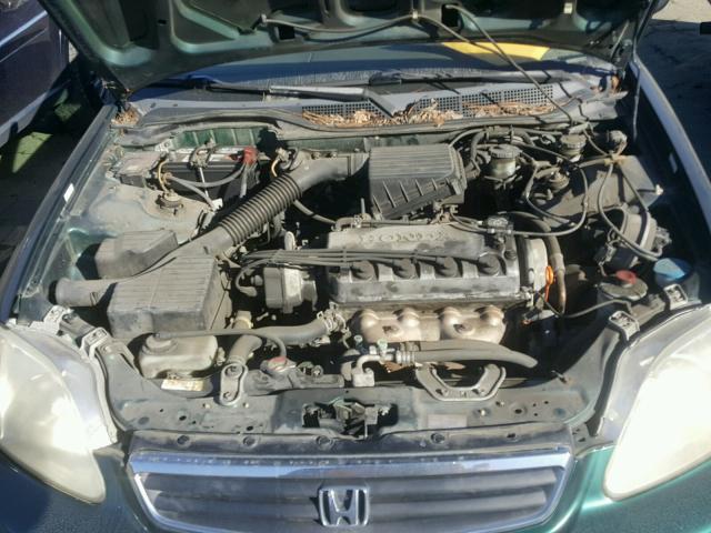 JHMEJ6571XS001540 - 1999 HONDA CIVIC LX GREEN photo 7