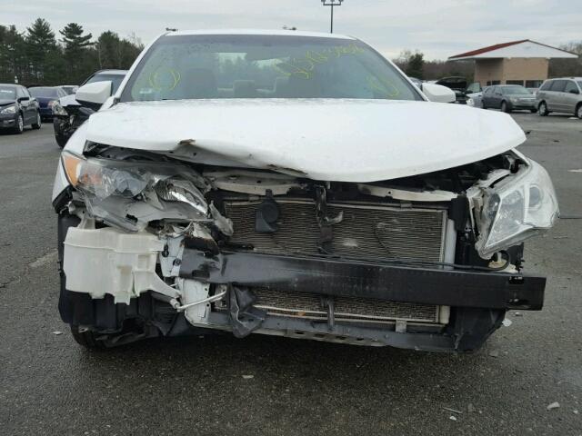 4T4BF1FK7DR277671 - 2013 TOYOTA CAMRY L WHITE photo 9