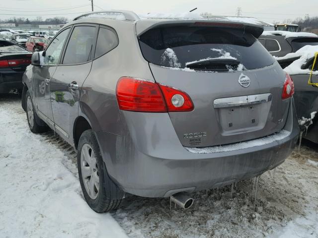 JN8AS5MT9BW156509 - 2011 NISSAN ROGUE S BROWN photo 3