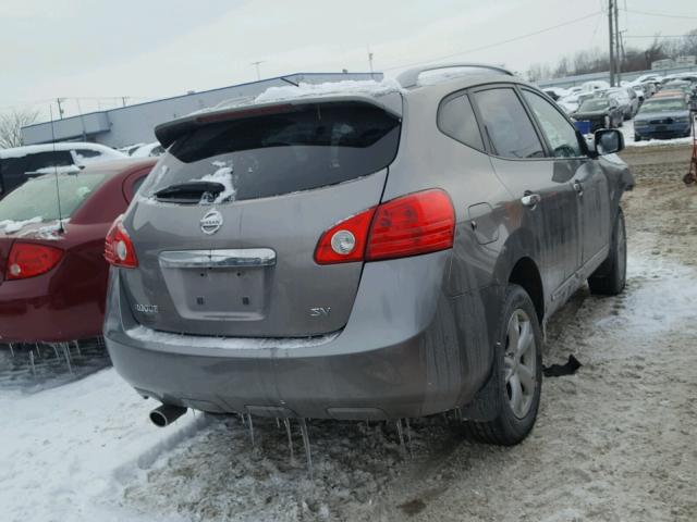 JN8AS5MT9BW156509 - 2011 NISSAN ROGUE S BROWN photo 4