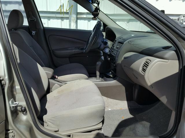 3N1CB51DX4L874454 - 2004 NISSAN SENTRA 1.8 TAN photo 5