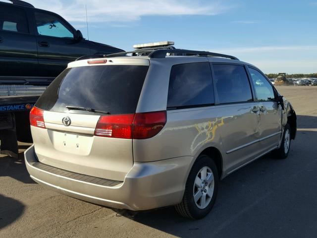 5TDZA23CX5S306567 - 2005 TOYOTA SIENNA CE GOLD photo 4