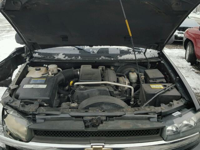 1GNDT13S832278964 - 2003 CHEVROLET TRAILBLAZE BLACK photo 7