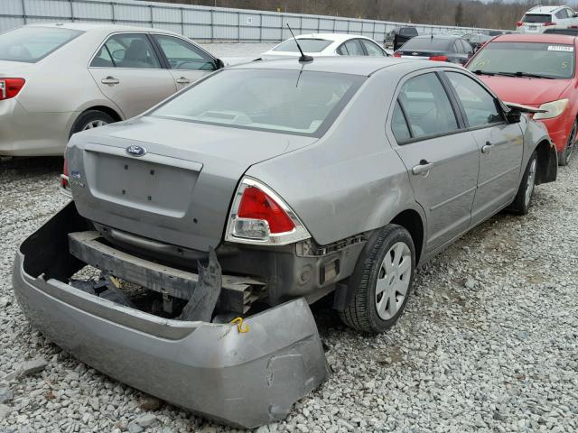 3FAHP06Z28R271146 - 2008 FORD FUSION S GRAY photo 4