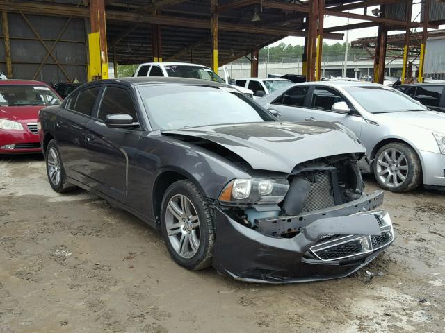2C3CDXBG0DH637660 - 2013 DODGE CHARGER SE CHARCOAL photo 1