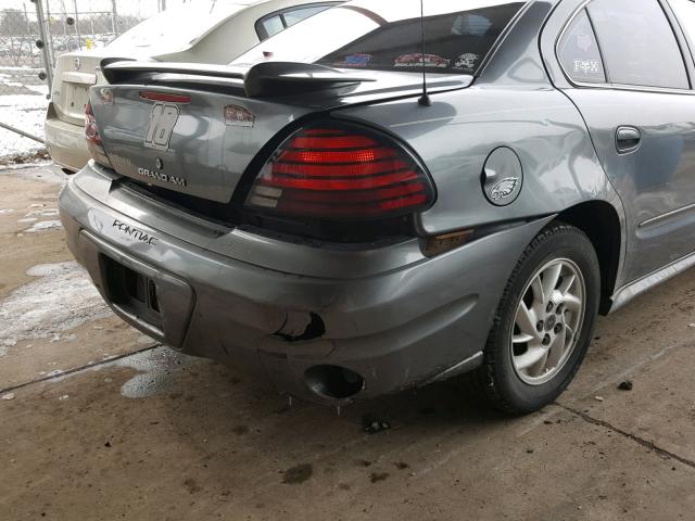 1G2NE52F85M123068 - 2005 PONTIAC GRAND AM S GRAY photo 9