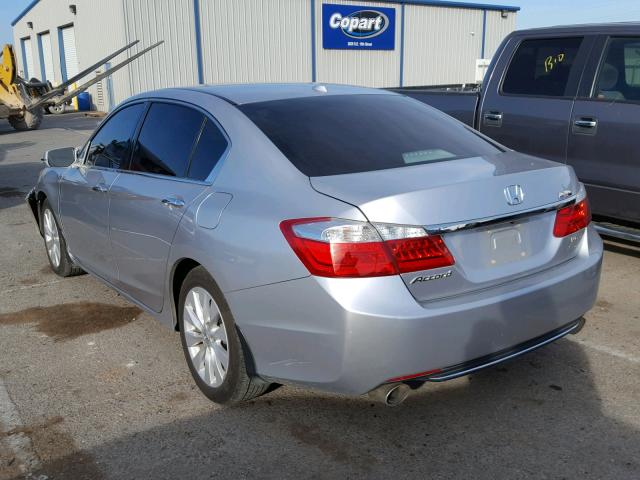 1HGCR3F82EA028743 - 2014 HONDA ACCORD EXL SILVER photo 3