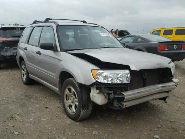 JF1SG63647H708261 - 2007 SUBARU FORESTER 2 SILVER photo 1
