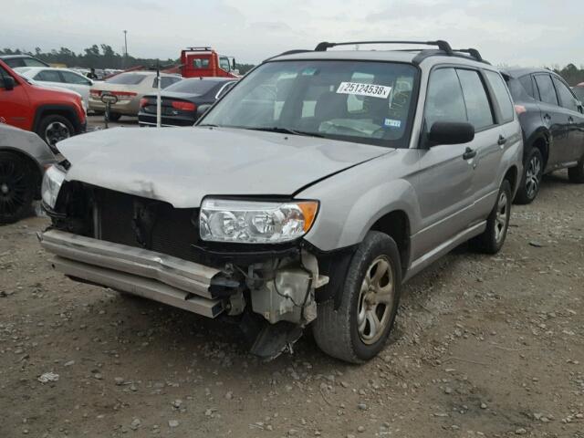 JF1SG63647H708261 - 2007 SUBARU FORESTER 2 SILVER photo 2