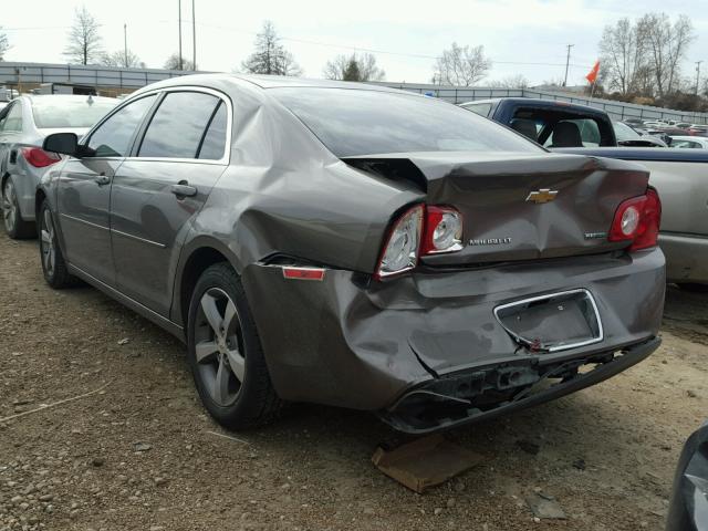 1G1ZC5EU3BF299046 - 2011 CHEVROLET MALIBU 1LT 棕色 照片 3